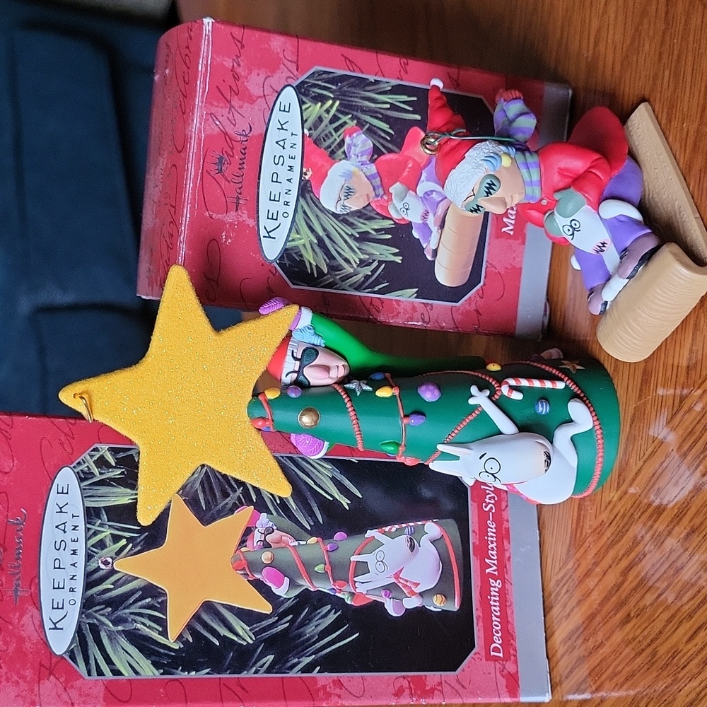 Hallmark "Maxine" 1998 Ornaments